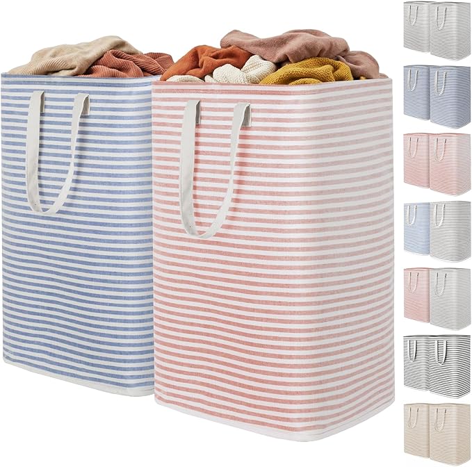 Lifewit 2 Pack Laundry Basket 80L Each, Collapsible Clothes Hamper by Lifewit