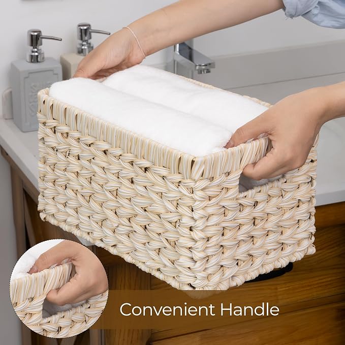 GRANNY SAYS Storage Baskets for Organizing, Wicker Storage Basket for Shelf - Image 7
