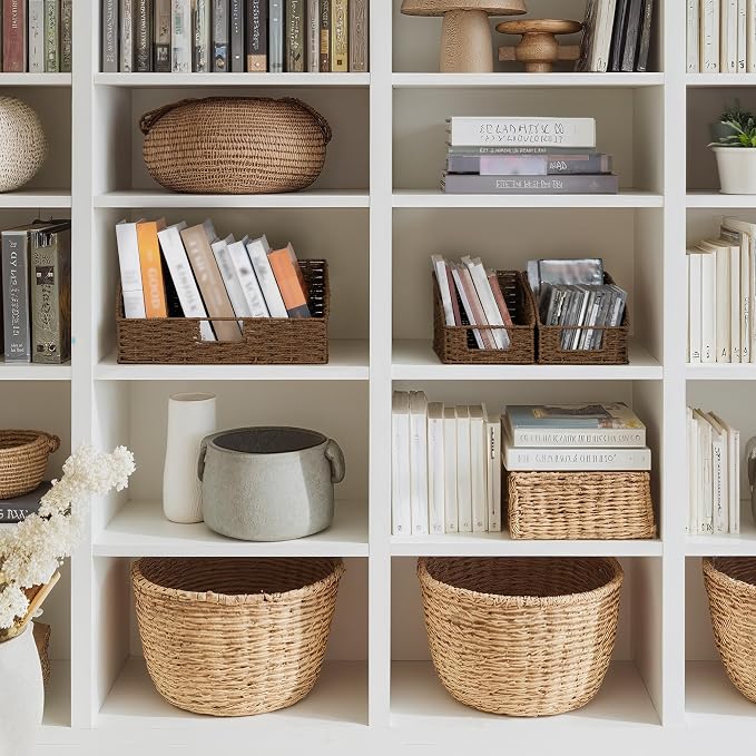 StorageWorks Paper Rope Pantry Storage Baskets, Wicker Baskets - Image 6