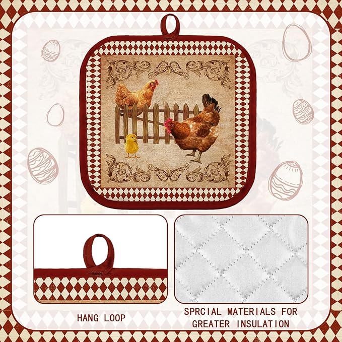 Bencailor 12 Pcs Pot Holders - Image 3
