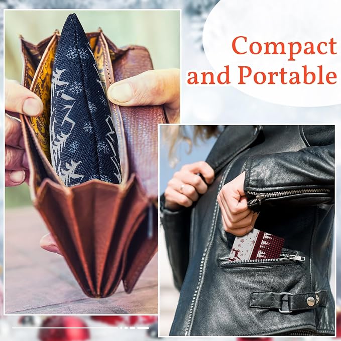 Sherr 5 Pieces Tissues Purse Pocket Tissue Holder Reusable Travel Tissue Pouch - Image 6