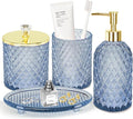 Jenseits Glass Bathroom Accessory Set 4 Piece by Jenseits