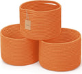 Small Rope Baskets for Storage, Baskets for Gifts Empty, Cute Round Woven Basket by MaxuniTechLife