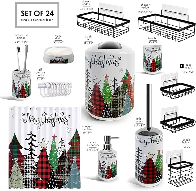 Clara Clark Bathroom Accessories Set - Image 4