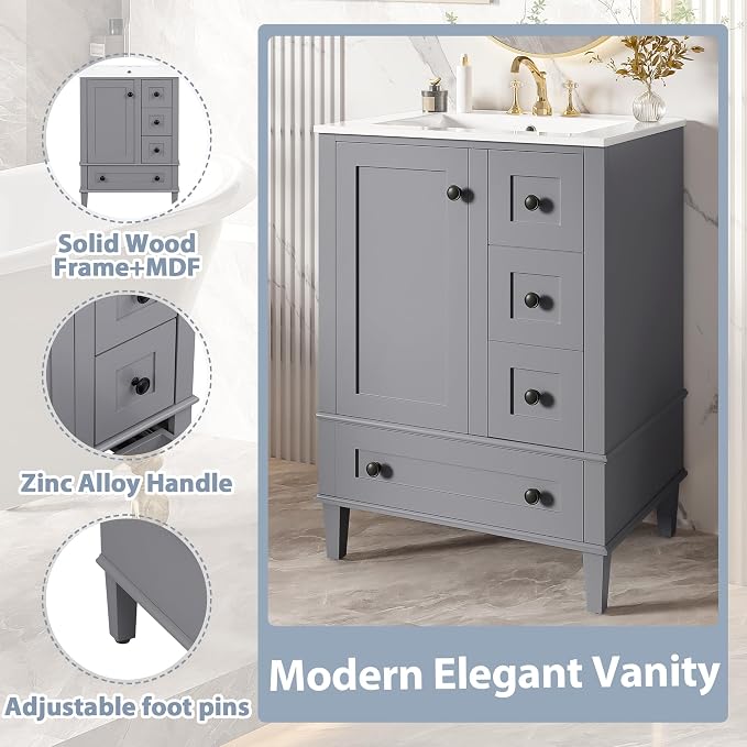 Bellemave 24" Bathroom Vanity - Image 3