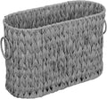 Toilet Paper Storage, Narrow Toilet Paper Basket by WEAVECOMFORTINTOEVERYCORNER