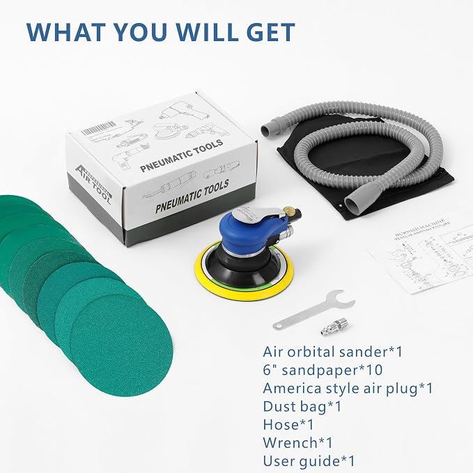 Air Random Orbital Sander Self-Vacuum - Image 2