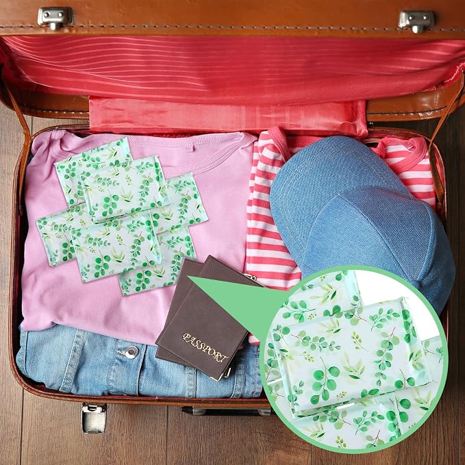 Geyee 50 Packs Tissue Travel Size Facial Paper Napkins Travel Packs Disposable - Image 5