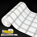 Shelf Liners for Kitchen Cabinets 12in x 20FT, Non Adhesive Drawer Liner White by Adwann