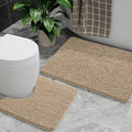 AROGAN Bathroom Rug Sets 2 Piece, Washable Bath Rug, Absorbent Soft Non Slip by AROGANAREARUG