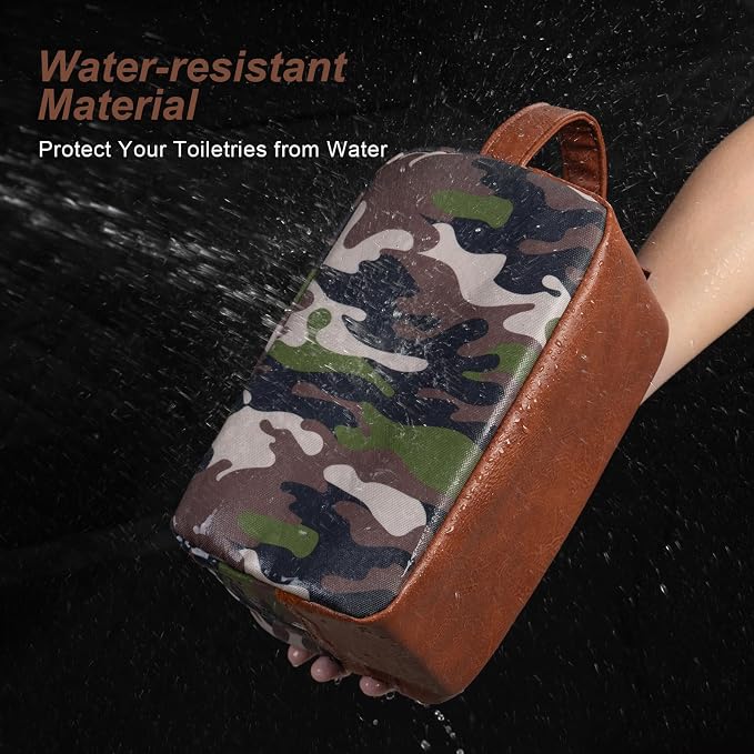 Travel Toiletry Bag for Men, Hanging Toiletry Organizer, Water Resistant - Image 5