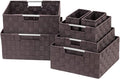 Sorbus Storage Baskets for Organizing, Mesh Hand-Woven Design, Linen Closet by Sorbus
