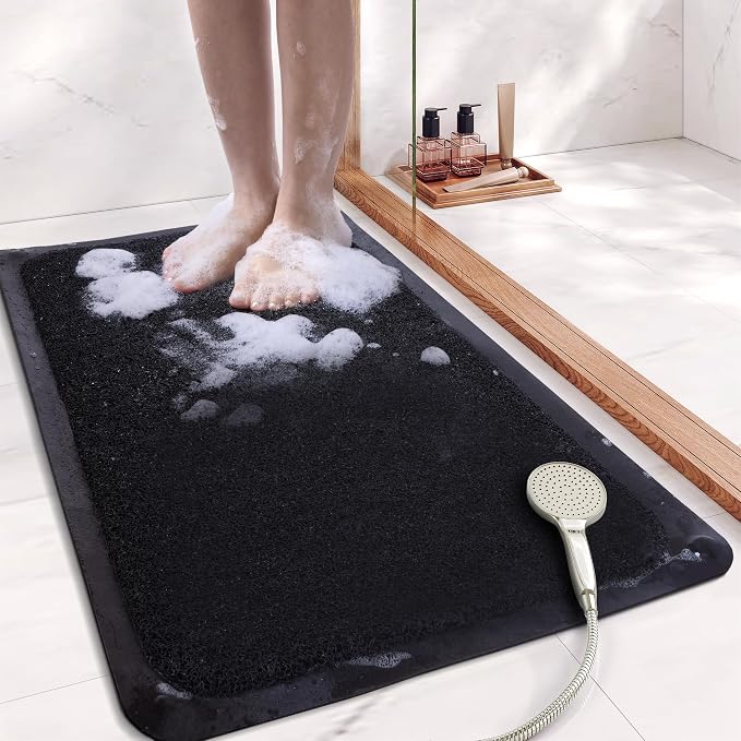 Mecko Non Slip Shower Mats, 17x30 Inch, Anti-Slip Bathtub Mats by Mecko