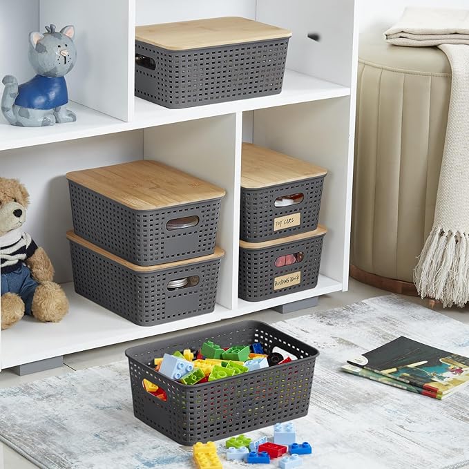 Small Plastic Storage Bins - Image 4