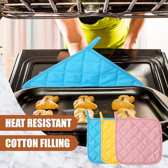 Uiifan 30 Pieces Cotton Pot Holders - Image 7