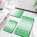 OLANLY Bathroom Rugs Sets 3 Piece, Soft Absorbent Microfiber Bath Mats and by OLANLY