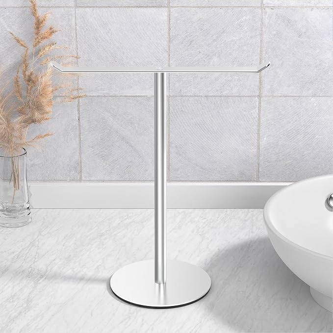 Towel Rack T-Shape Hand Towel Holder - Image 2