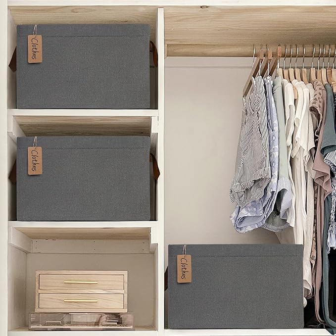 CHICVITA Storage Baskets Large Storage Bins - Image 2