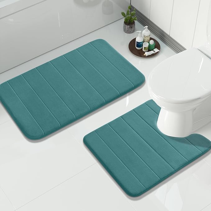 Yimobra Memory Foam Bath Mat Set 2 Piece by Yimobra