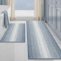 BSICPRO Bathroom Rugs and Mats Sets, 2 Piece Thick Absorbent Chenille Bath Mat by BSICPRO