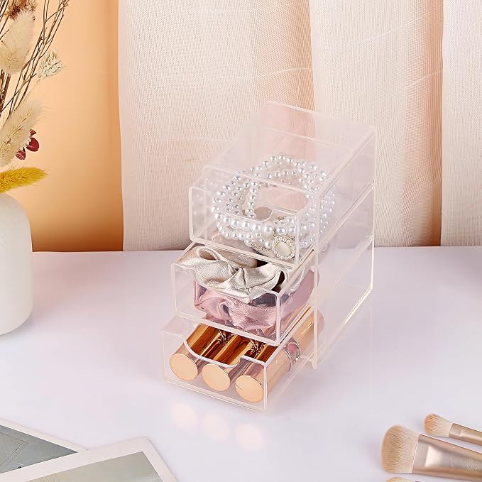 Hipiwe Acrylic Drawer Organizer Qtip Holder - Image 6