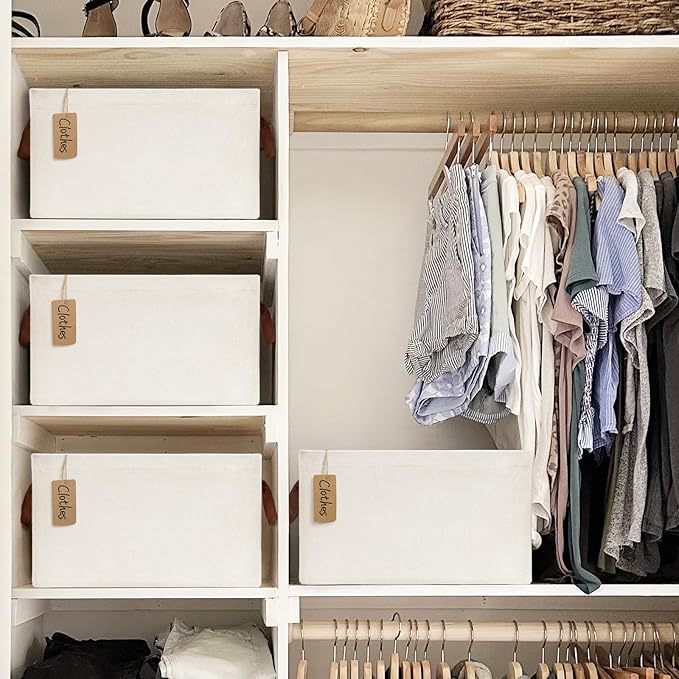 CHICVITA Closet Storage Bins Storage Baskets - Image 2