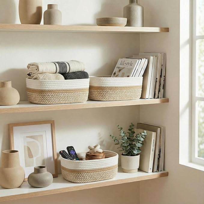 Beautiful Storage Basket Set of 3 - Image 9