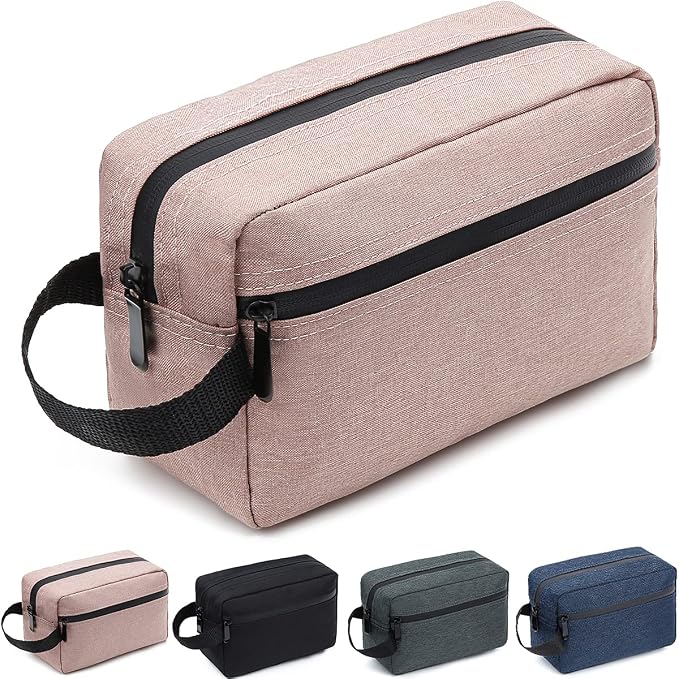 Travel Toiletry Bag for Women and Men, Water-resistant Shaving Bag for by FUNSEED