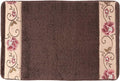 Zahari Home Larrisa Floral Bathroom Rug Luxury Bath Rug Washable Contemporary by ZahariHome