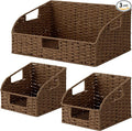 StorageWorks Paper Rope Pantry Storage Baskets, Wicker Baskets by StorageWorks