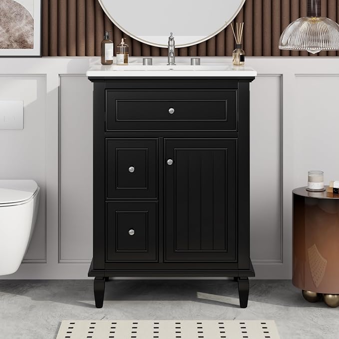 Harper & Bright Designs 24" Bathroom Vanity - Image 3