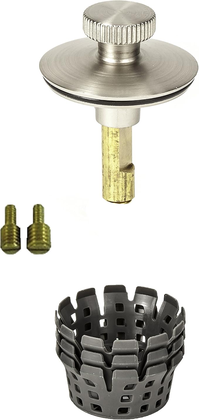 PF WaterWorks PF0951-BN Universal Lift n Turn, Bath Tub/Bathtub Drain Stopper by PermaFLOW