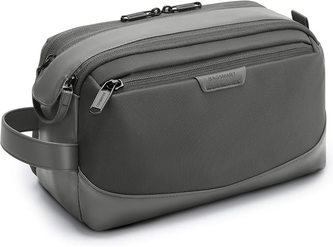 BAGSMART Toiletry Bag for Men, Large Travel Toiletry Organizer, Dopp Kit by BAGSMART