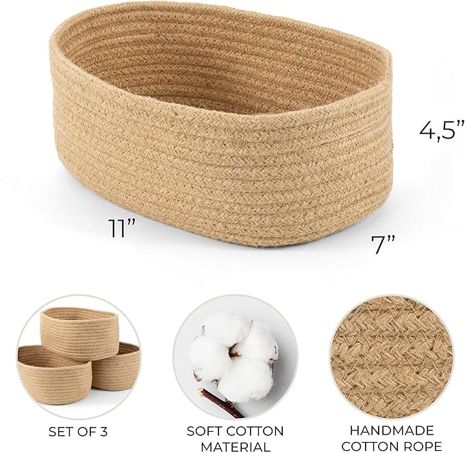 Beautiful Storage Basket Set of 3 - Image 6