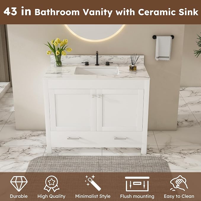 Montary 42" Bathroom Vanity - Image 4