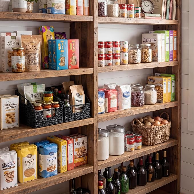 StorageWorks Pantry Organizers and Storage, Wicker Baskets - Image 5