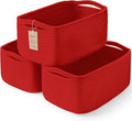 3-Pack Storage Baskets for Organizing | Woven Shelf Toy Basket | Rope Baskets by MaxuniTechLife
