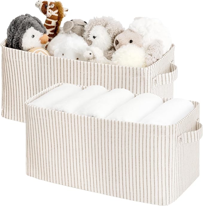 StorageWorks Narrow Storage Bins, Small Basket by StorageWorks