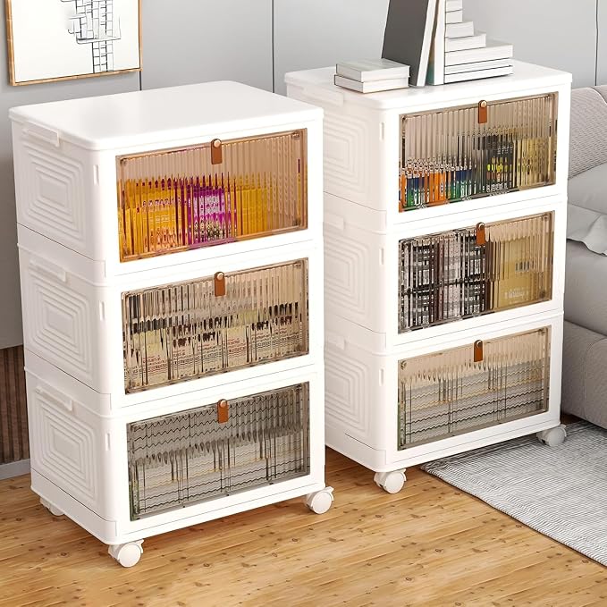 3 Tier Plastic Storage Bins - Image 6
