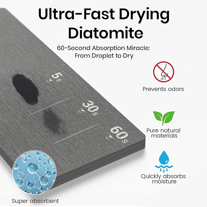 BOTEMY Toothbrush Holder with Instant Drying Stone - Image 3