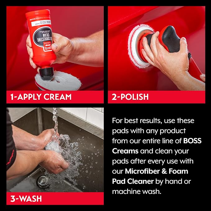Griot's Garage BOSS 5.5” Microfiber Pads - Image 4