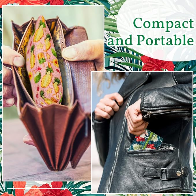 Sherr 5 Pieces Tissues Purse Pocket Tissue Holder Reusable Travel Tissue Pouch - Image 7