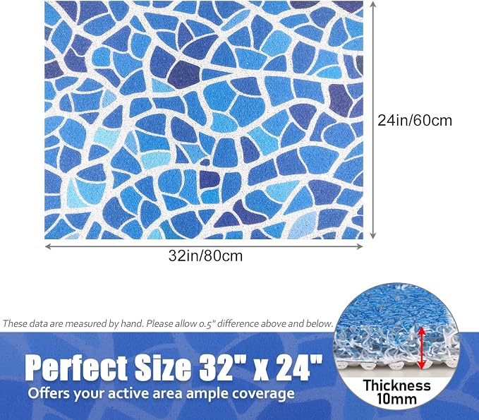 Shower Mat Bathtub Mat Non-Slip: 24x32 Inch, Soft Comfort Bath Mat - Image 8