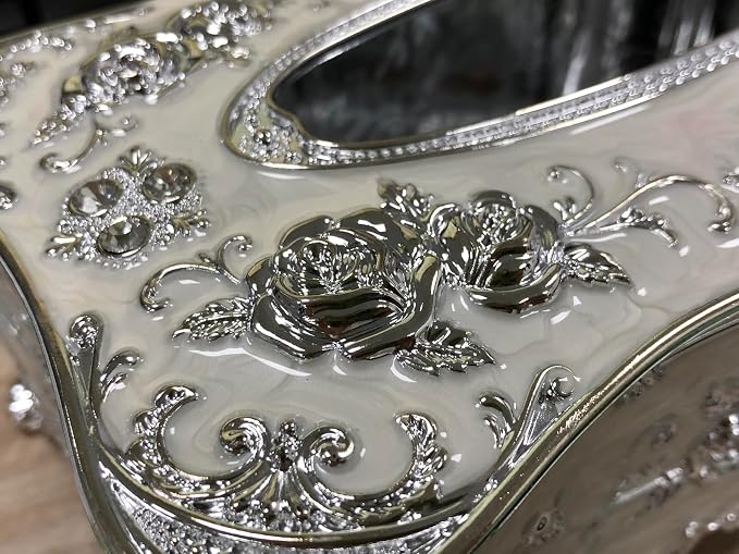 9.45"x5.43"x3.94" Luxurious Rose Tissue Box - Image 3