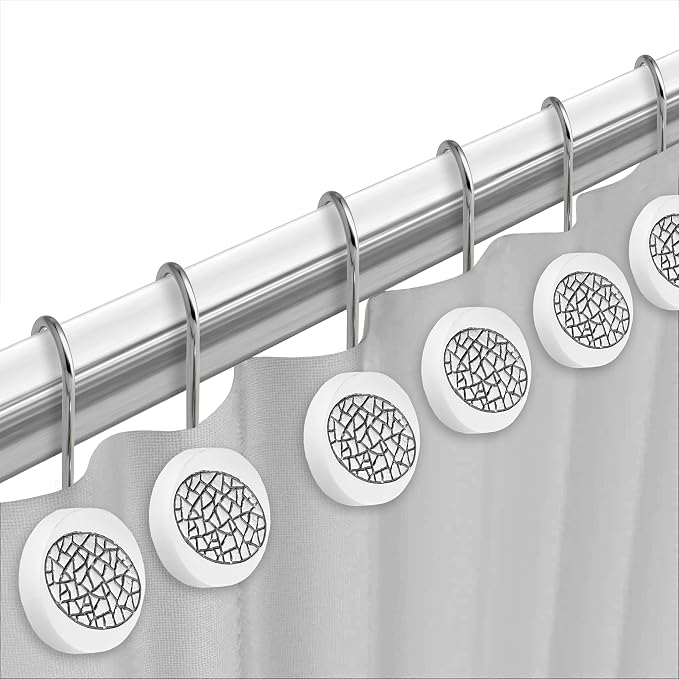 Zahari Home Sinatra Bathroom Shower Curtain Set - Image 3
