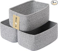 Small Storage Baskets for Organizing | Closet Organizer Bins | Shelf Toy Basket by MiniArkStorageBasketsHome