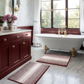 Bathroom Rugs and Mats Sets, 2 Piece Thick Absorbent Chenille Bath Mat Rug Set by BSICPRO