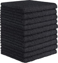 DecorRack 10 Pack 100% Cotton Wash Cloth, Luxurious Soft, 12 x 12 inch Ultra by DecorRack