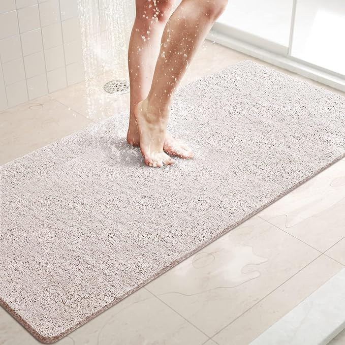 LuxStep Shower Mat Bathtub Mat, 47x16 inch, Non-Slip Bath Mat by LuxStep