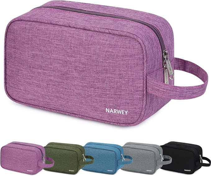 Narwey Travel Toiletry Bag for Women Traveling Dopp Kit Men Travel Bag for by Narwey